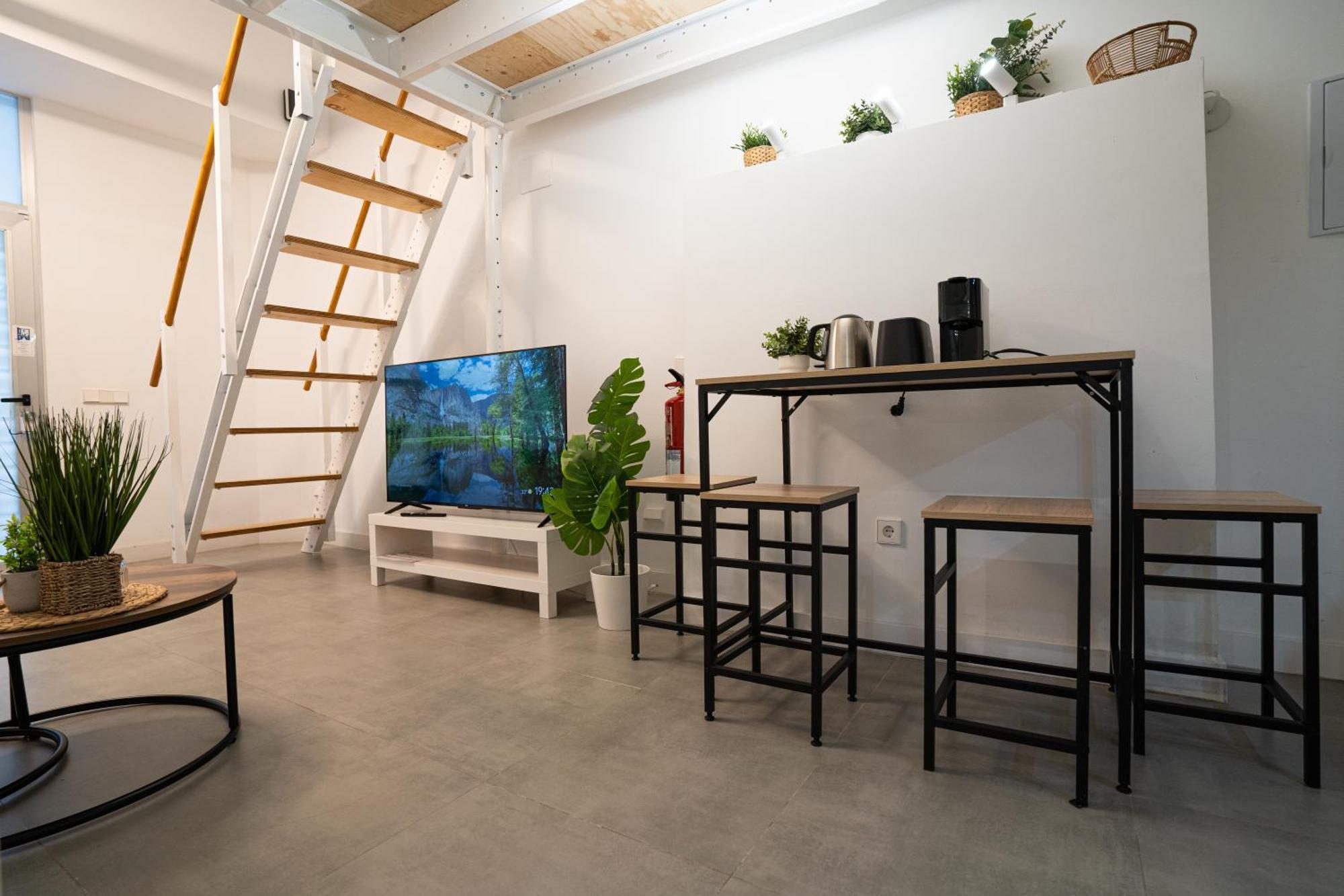 Loft A 10 Min Del Centro Historico De Madrid A Apartment Bagian luar foto